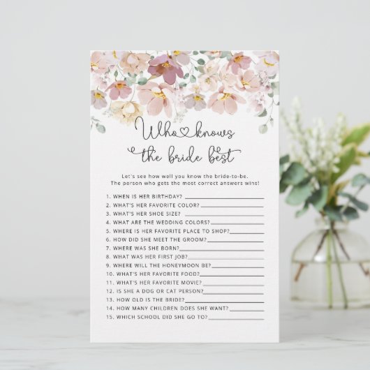 花嫁のゲームを知っている最高の野花 (スタンド正面)