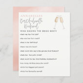 花嫁のゲームを知っている水色バチェロレッテ (正面/裏面)