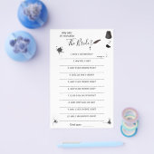 花嫁のゲームカードをどれくらい知っているか チラシ (シングル)