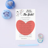 花嫁のゲームカードをどれくらい知っているか チラシ (シングル)