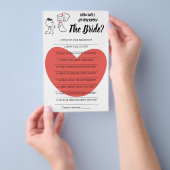 花嫁のゲームカードをどれくらい知っているか チラシ (ハンドル)