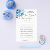 花嫁のゲームカードをどれくらい知っているか チラシ (シングル)