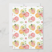 花嫁のゲームカードを知っているブライダルシャワー 招待状 (裏面)