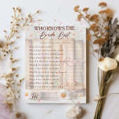 花嫁のゲームカードを知っ最高のているストーリーブック