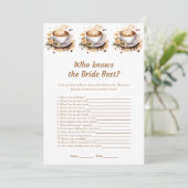 花嫁のゲームカードを知っ最高のているフローラ 招待状 (スタンド正面)