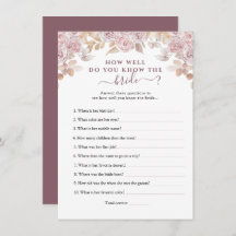 花嫁のゲームカードを知るピンク最高ののバラ