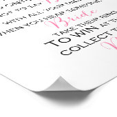 花嫁のゲームサインを言わない ポスター (角)