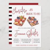 花嫁のシャルキュテリー！ブライダルシャワー 招待状 (正面/裏面)