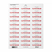 花嫁のシャワーお返し ラベル (フルシート)