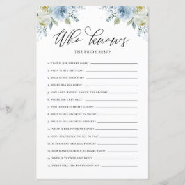 花嫁のシャワーを知っている最高のブルーフローラ