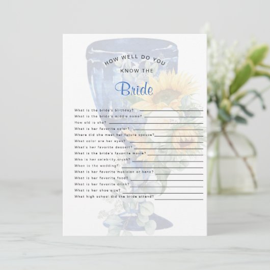 花嫁のシャワーを知ってるか 招待状 (スタンド正面)