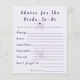 花嫁のシャワーゲームのためのモダンな花のアドバイス