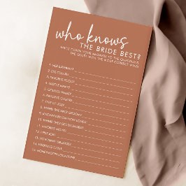 花嫁のシャワーゲームを知っ最高のたテラコッタ