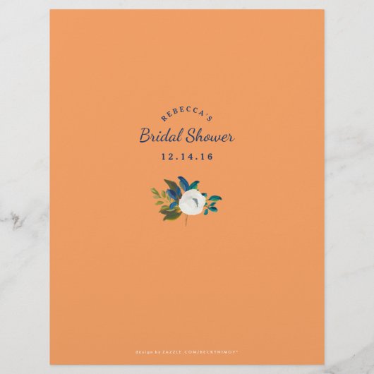 花嫁のシャワーゲーム　新郎は何て言った？ (裏面)