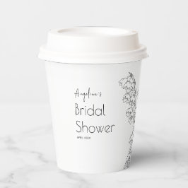 花嫁のシャワーパーティー用の紙コップ 紙コップ