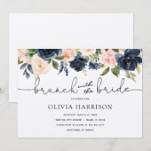 花嫁のシャワー付きブランチ 招待状 (正面/裏面)