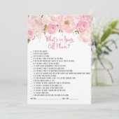 花嫁のシャワー携帯電話ゲーム (スタンド正面)