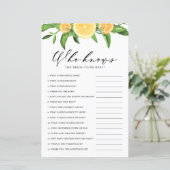 花嫁のシャワー最高のを知るレモン (スタンド正面)