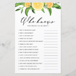 花嫁のシャワー最高のを知るレモン