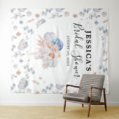 花嫁のシャワー背景パネル フォトブース タペストリー (インサイチュ(横))