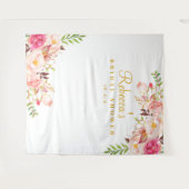 花嫁のシャワー背景, フォトブース タペストリー (正面(横))