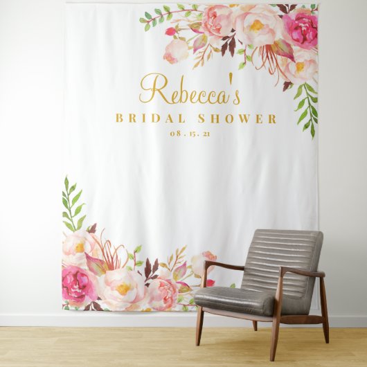 花嫁のシャワー背景, フォトブース タペストリー (インサイチュ)