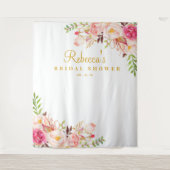 花嫁のシャワー背景, フォトブース タペストリー (正面)