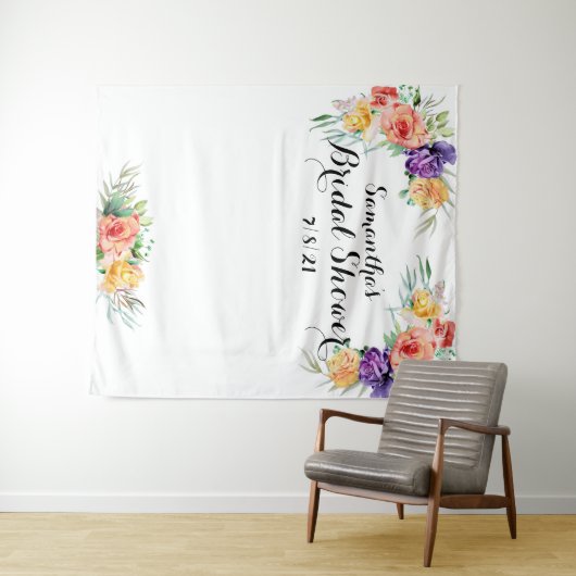 花嫁のシャワー背景 写真撮影用ブース タペストリー (インサイチュ(横))