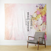 花嫁のシャワー ウェディング フォトブースの背景 タペストリー (インサイチュ(横))