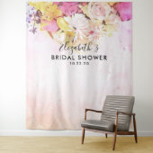 花嫁のシャワー ウェディング フォトブースの背景 タペストリー (インサイチュ)