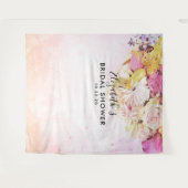 花嫁のシャワー ウェディング フォトブース 背景 タペストリー (正面(横))