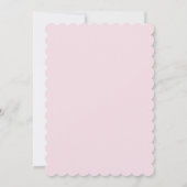 花嫁のシャワー ティーパーティー招待状 招待状 (裏面)