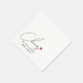 花嫁のシャワー ナプキン スタンダードカクテルナプキン (角)