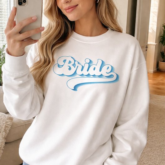 花嫁のスウェットシャツ – 結婚式当日の快適なスタイル Tシャツ