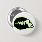 花嫁のスカル 缶バッジ (正面&裏面)