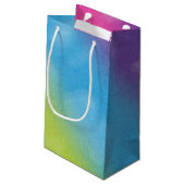 花嫁のスティックガール イン スニーカー スモールペーパーバッグ (裏面アングル)