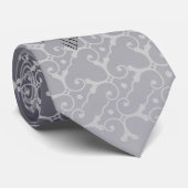 花嫁のタイの調的な優雅の銀の父 ネクタイ (ロール)