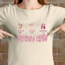 花嫁のチームのバチェロレッテパーティー Tシャツ