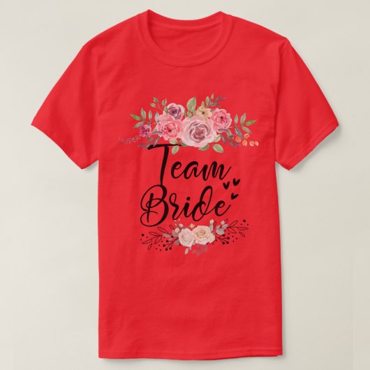 花嫁のチームの結婚式の前夜祭 Tシャツ (デザイン正面)