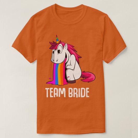 花嫁のチーム ブライズパーティー Tシャツ (デザイン正面)