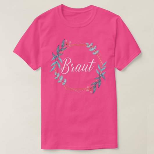 花嫁のチーム ブライズメイドパーティー 花嫁10 Tシャツ (デザイン正面)