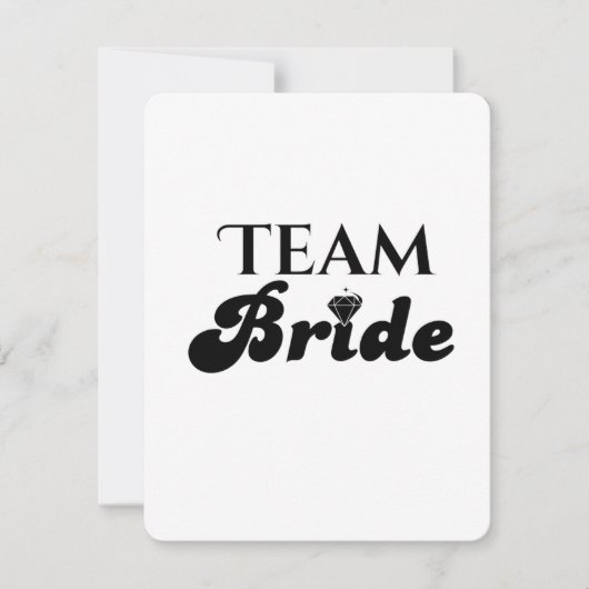 花嫁のチーム 招待状 (正面)