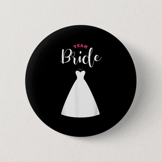 花嫁のチーム 花婿のチーム 結婚前パーティー 結婚式 缶バッジ (正面)