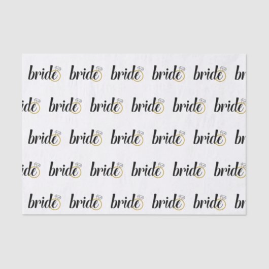 花嫁のティッシュペーパー 薄葉紙 (正面)