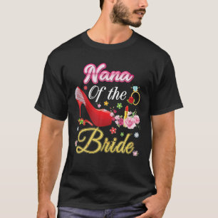 『花嫁のナナ・オブ・ザ・ブ結婚ライド・ピンク・シューズM』 Tシャツ