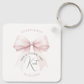 花嫁のノット ブライダルシャワー キーホルダー (裏面)