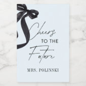 花嫁のノット 結婚前お祝いパーティーの景品 ワインラベル (シングルラベル)