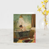 花嫁のノートカードをシャワー カード (黄色い花)