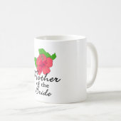 花嫁のハイビスカスの熱帯母 コーヒーマグカップ (正面右)