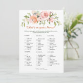 花嫁のバッグの中身ゲーム/結婚式スクランブル 招待状 (スタンド正面)